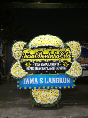 Papan Bunga Duka di Cihaurbeuti
